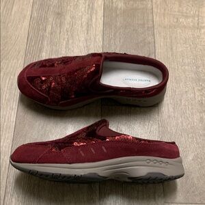 Womens‎ Easy Spirit Martha Stewart Traveltime Sequin Slip On Mules Clog Shoes